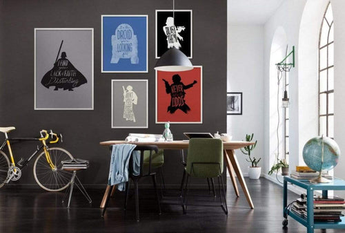Komar Star Wars Silhouette Quotes Stormtrooper Kunstdruk 50x70cm Interieur | Yourdecoration.nl