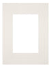Passe Partout 18x24cm Karton Lichtgrijs Rand Recht Voorzijde | Yourdecoration.nl