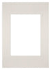 Passe Partout 20x28cm Karton Lichtgrijs Rand Recht Voorzijde | Yourdecoration.nl