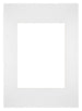 Passe Partout 20x28cm Karton Wit Rand Recht Voorzijde | Yourdecoration.nl