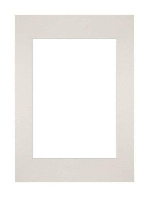 Passe Partout 21x29 7cm A4 A5 Karton Lichtgrijs Rand Recht Voorzijde | Yourdecoration.nl