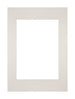 Passe Partout 21x29 7cm A4 A5 Karton Lichtgrijs Rand Recht Voorzijde | Yourdecoration.nl
