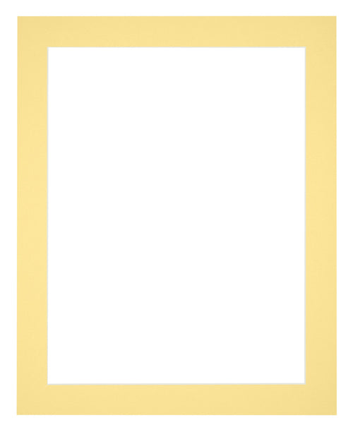 Passe Partout 24x30cm Karton Geel Rand 4cm Recht Voorzijde | Yourdecoration.nl