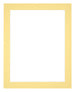 Passe Partout 24x30cm Karton Geel Rand 4cm Recht Voorzijde | Yourdecoration.nl