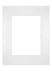 Passe Partout 24x30cm Karton Wit Rand Recht Voorzijde | Yourdecoration.nl