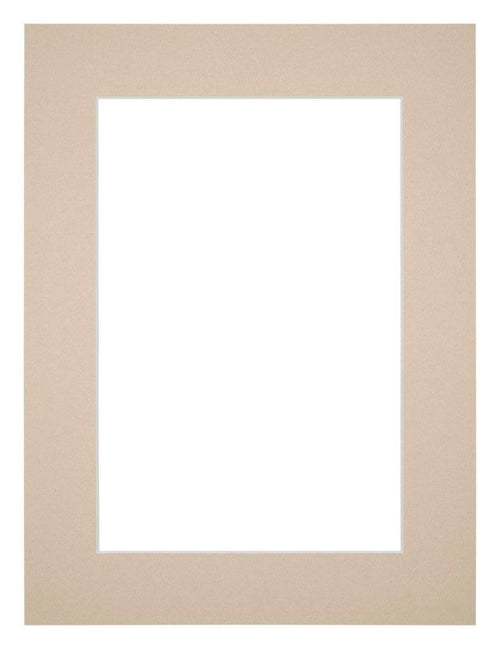 Passe Partout 75x100cm Karton Beige Rand 5cm Recht Voorzijde | Yourdecoration.nl