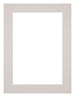 Passe Partout 45x60cm Karton Grijs Graniet Rand 4cm Recht Voorzijde | Yourdecoration.nl