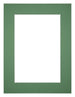 Passe Partout 60x80cm Karton Groen Bos Rand 5cm Recht Voorzijde | Yourdecoration.nl