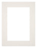 Passe Partout 75x100cm Karton Lichtgrijs Rand 5cm Recht Voorzijde | Yourdecoration.nl