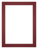Passe Partout 45x60cm Karton Wijnrood Rand 3cm Recht Voorzijde | Yourdecoration.nl