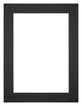 Passe Partout 45x60cm Karton Zwart Rand 4cm Recht Voorzijde | Yourdecoration.nl