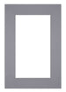 Passe Partout 61x91 5cm Karton Grijs Rand 6cm Recht Voorzijde | Yourdecoration.nl