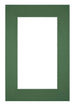 Passe Partout 61x91 5cm Karton Groen Bos Rand 6cm Recht Voorzijde | Yourdecoration.nl
