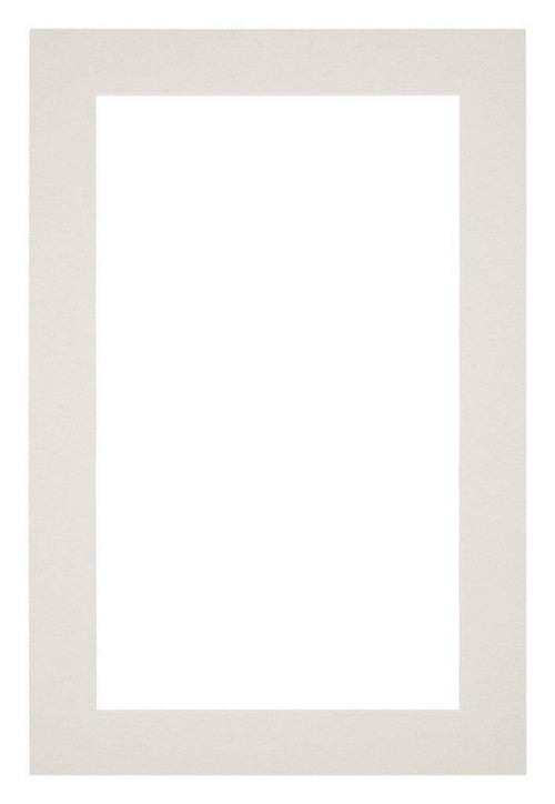Passe Partout 62x93cm Karton Lichtgrijs Rand 4cm Recht Voorzijde | Yourdecoration.nl