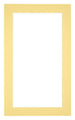 Passe Partout 30x50cm Karton Geel Rand 4cm Recht Voorzijde | Yourdecoration.nl