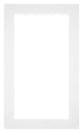 Passe Partout 30x50cm Karton Wit Rand 4cm Recht Voorzijde | Yourdecoration.nl
