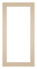 Passe Partout 45x80cm Karton Beige Rand 4cm Recht Voorzijde | Yourdecoration.nl