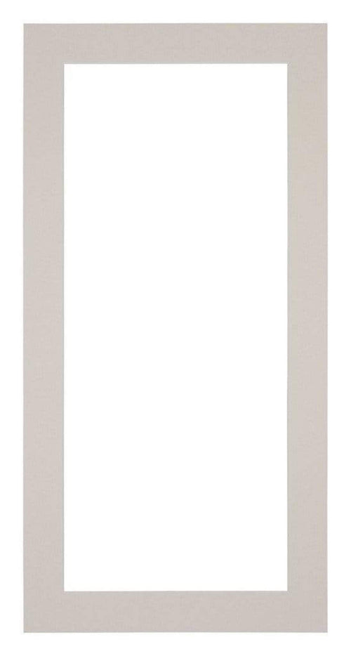 Passe Partout 45x80cm Karton Grijs Graniet Rand 4cm Recht Voorzijde | Yourdecoration.nl