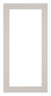 Passe Partout 45x80cm Karton Grijs Graniet Rand 4cm Recht Voorzijde | Yourdecoration.nl