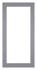 Passe Partout 45x80cm Karton Grijs Rand 4cm Recht Voorzijde | Yourdecoration.nl