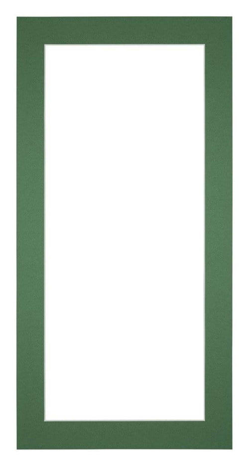Passe Partout 45x80cm Karton Groen Bos Rand 4cm Recht Voorzijde | Yourdecoration.nl