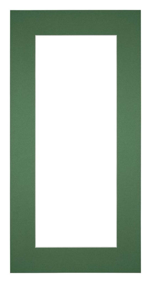 Passe Partout 40x70cm Karton Groen Bos Rand 6cm Recht Voorzijde | Yourdecoration.nl