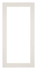 Passe Partout 45x80cm Karton Lichtgrijs Rand 4cm Recht Voorzijde | Yourdecoration.nl