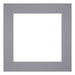 Passe Partout 30x30cm Karton Grijs Rand 6cm Recht Voorzijde | Yourdecoration.nl
