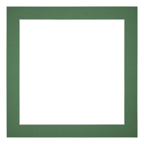 Passe Partout 20x20cm Karton Groen Bos Rand 4cm Recht Voorzijde | Yourdecoration.nl