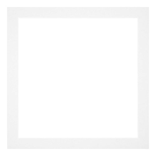 Passe Partout 25x25cm Karton Wit Rand 3cm Recht Voorzijde | Yourdecoration.nl