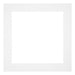 Passe Partout 60x60cm Karton Wit Rand 5cm Recht Voorzijde | Yourdecoration.nl