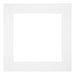 Passe Partout 25x25cm Karton Wit Rand 6cm Recht Voorzijde | Yourdecoration.nl