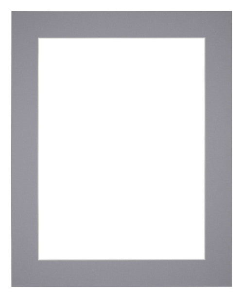 Passe Partout 40x50cm Karton Grijs Rand 5cm Recht Voorzijde | Yourdecoration.nl