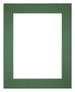Passe Partout 24x30cm Karton Groen Bos Rand 6cm Recht Voorzijde | Yourdecoration.nl