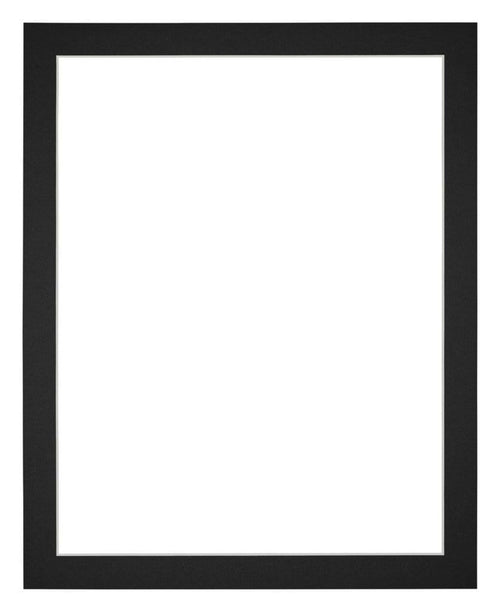 Passe Partout 35x45cm Karton Zwart Rand 3cm Recht Voorzijde | Yourdecoration.nl