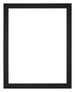 Passe Partout 35x45cm Karton Zwart Rand 3cm Recht Voorzijde | Yourdecoration.nl