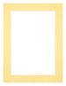 Passe Partout 45x60cm Karton Geel Rand 4cm Recht Voorzijde | Yourdecoration.nl