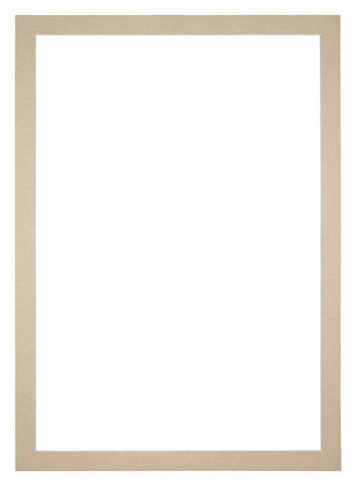 Passe Partout 70x100cm Karton Beige Rand 3cm Recht Voorzijde | Yourdecoration.nl