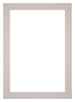 Passe Partout 21x30cm Karton Grijs Graniet Rand 5cm Recht Voorzijde | Yourdecoration.nl