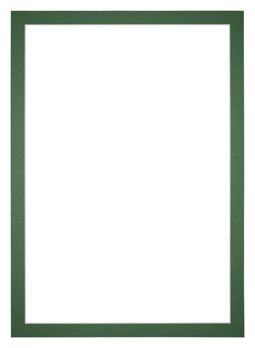 Passe Partout 30x42cm Karton Groen Bos Rand 3cm Recht Voorzijde | Yourdecoration.nl