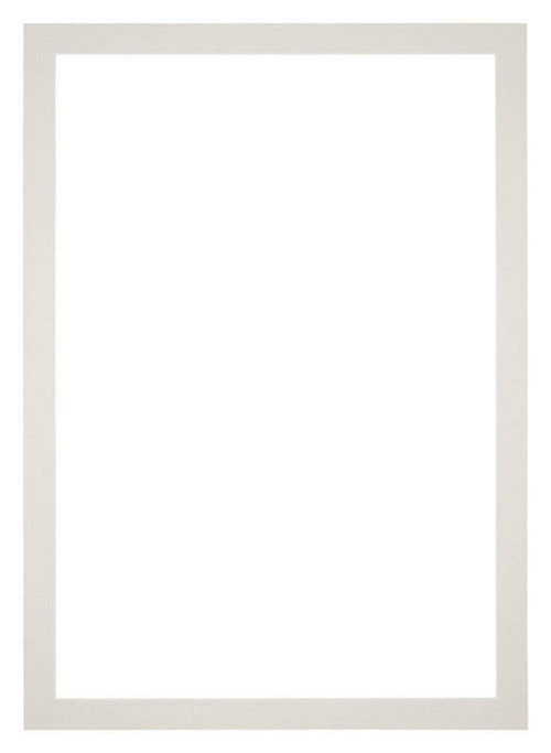 Passe Partout 30x42cm Karton Lichtgrijs Rand 3cm Recht Voorzijde | Yourdecoration.nl