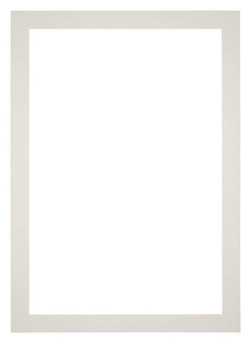 Passe Partout 21x30cm Karton Lichtgrijs Rand 4cm Recht Voorzijde | Yourdecoration.nl