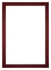 Passe Partout 25x35cm Karton Wijnrood Rand 4cm Recht Voorzijde | Yourdecoration.nl