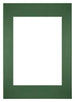 Passe Partout 59 4x84cm A1 A2 Karton Groen Bos Rand Recht Voorzijde | Yourdecoration.nl