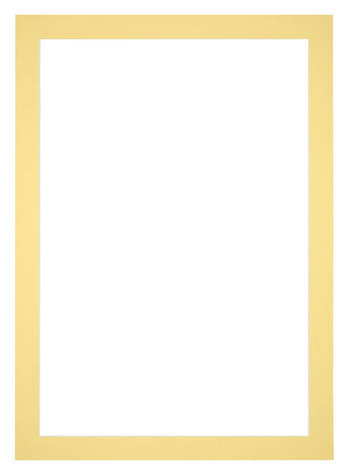 Passe Partout 60x84cm Karton Geel Rand 4cm Recht Voorzijde | Yourdecoration.nl