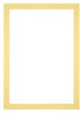 Passe Partout 60x84cm Karton Geel Rand 4cm Recht Voorzijde | Yourdecoration.nl