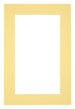 Passe Partout 62x93cm Karton Geel Rand 5cm Recht Voorzijde | Yourdecoration.nl