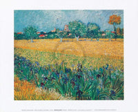 Vincent Van Gogh  Vista di Arles Con Irises Kunstdruk 30x24cm | Yourdecoration.nl