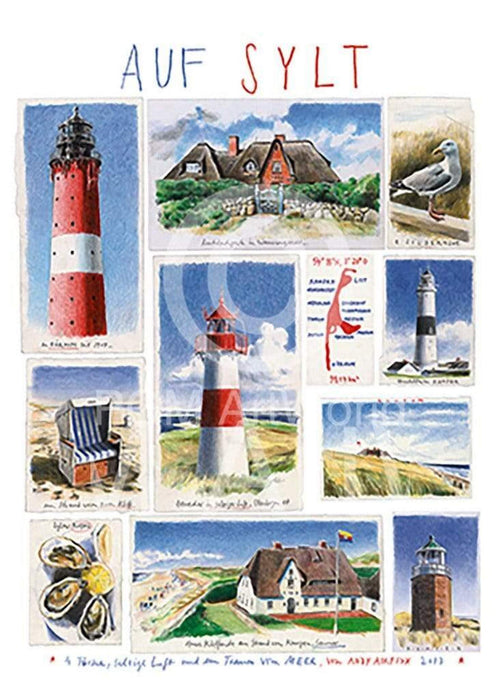 Andy Airfix Auf Sylt Kunstdruk 50x70cm | Yourdecoration.nl