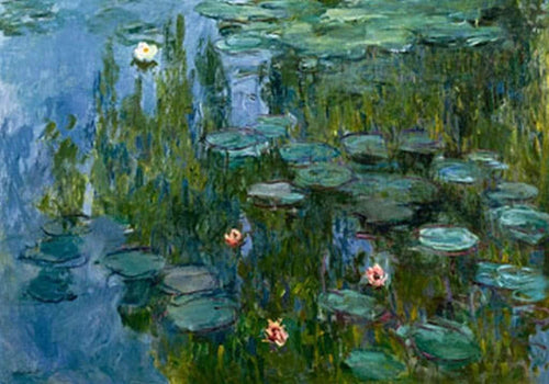 Claude Monet Seerosen Kunstdruk 100x70cm | Yourdecoration.nl